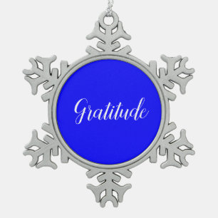 Gratitude ornament