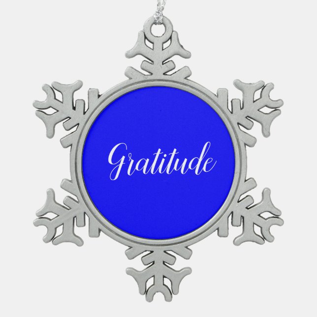 Gratitude ornament (Front)