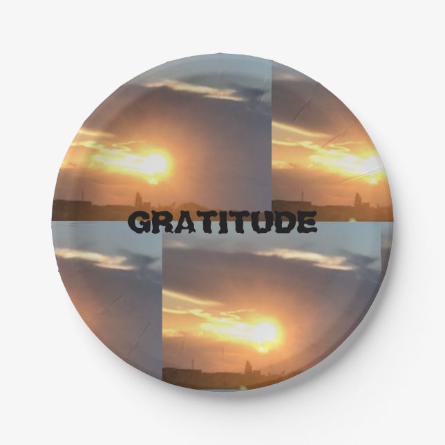 Gratitude Paper Plates (Front)