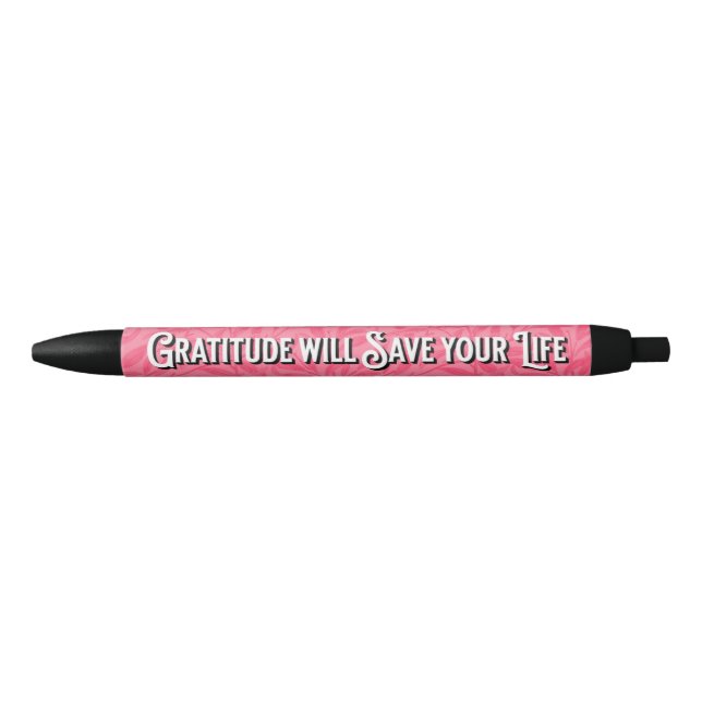 Gratitude Pen (Pink) (Front)