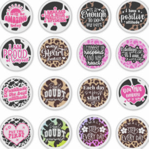 Gratitude Positive Quotes & Inspirational trendy Sticker