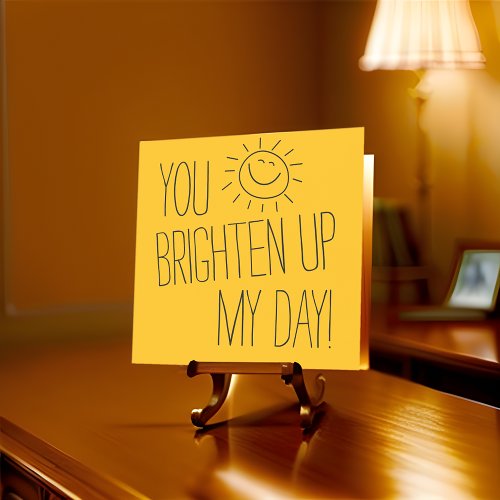 Gratitude Post Its _ You Brighten Up My Day Post_it Notes
