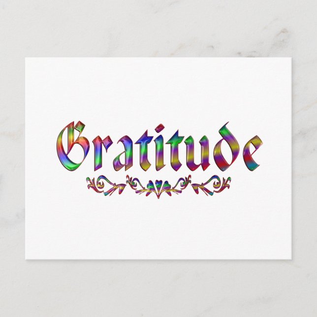 Gratitude Postcard (Front)