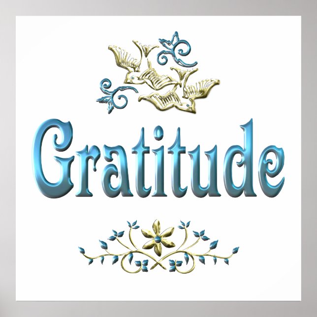 GRATITUDE POSTER (Front)
