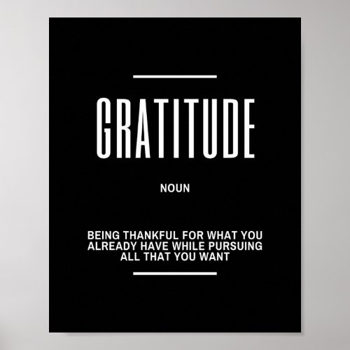 Gratitude Poster