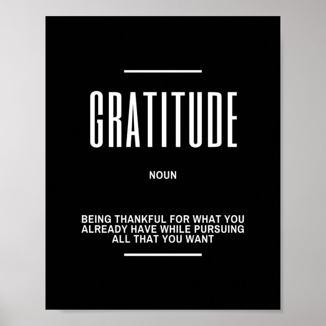 Gratitude Poster (Front)