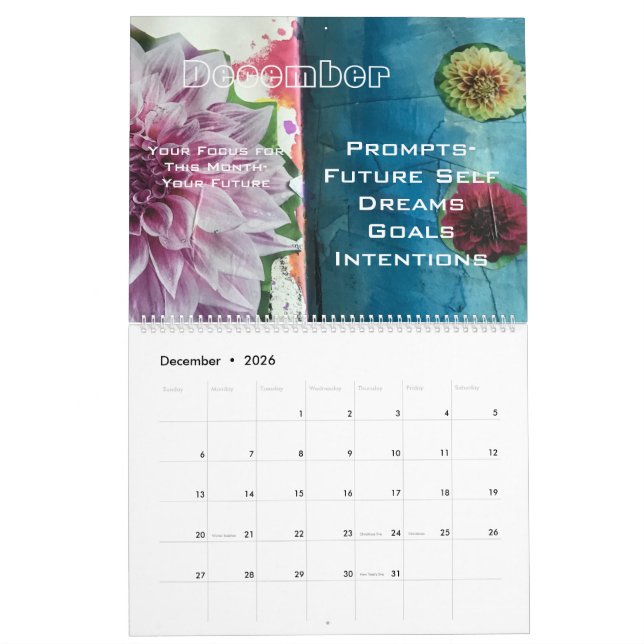 Gratitude Prompt Calendar 2024 (Dec 2026)