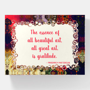 Gratitude Quote in Awesome Framing Paperweight