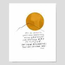 Gratitude Quote - Inspirational Home Office Decor