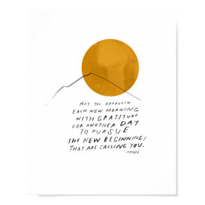 Gratitude Quote - Inspirational Home Office Decor