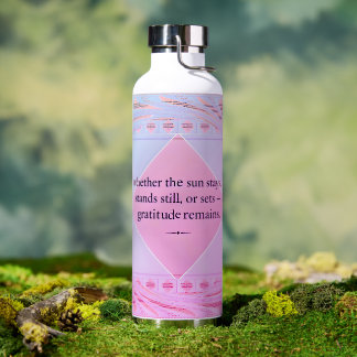Gratitude Remains™: A Daily Ritual of Love | Day Water Bottle