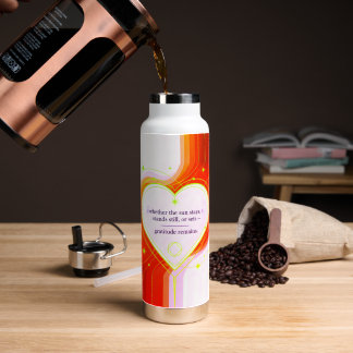 Gratitude Remains™: Inspirational Love & Intention Water Bottle
