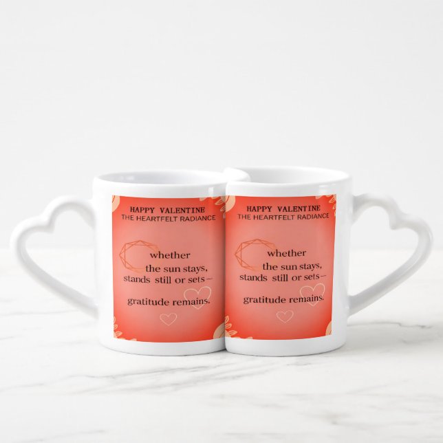 Gratitude Remains™: Intentional Lovers' mug (Front Nesting)