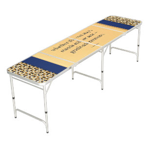 Gratitude Remains: Love & Intention   Affirmation Beer Pong Table