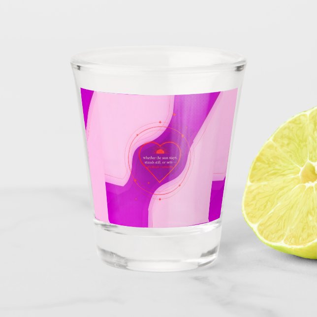 Gratitude Remains™ Love & Intention | Evening Ritu Shot Glass (Front)
