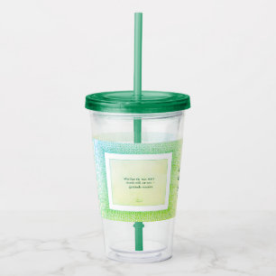 Gratitude Remains™: Mindful Sips Gift Inspirat Acrylic Tumbler