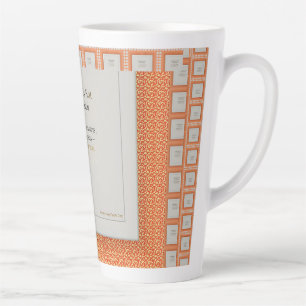 Gratitude Remains: Stillness Holds Gratitude Every Latte Mug