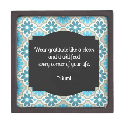Gratitude Rumi Quote Gift Box
