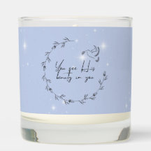 Gratitude Scented Jar Candle | Blue