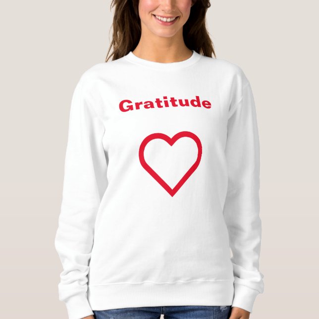 gratitude sweatshirt (Front)