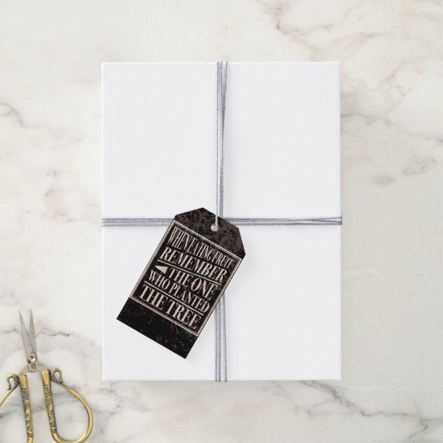 Gratitude / Thanksgiving - Wise Old Saying Gift Tags