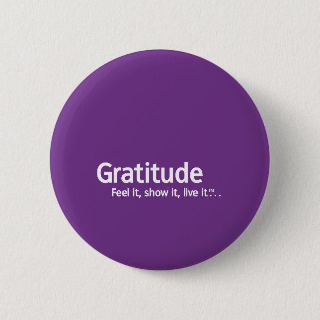 Gratitude - Thought Shapers™ Button (Front)