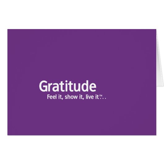 Gratitude - Thought Shapers™ Cards (Front Horizontal)