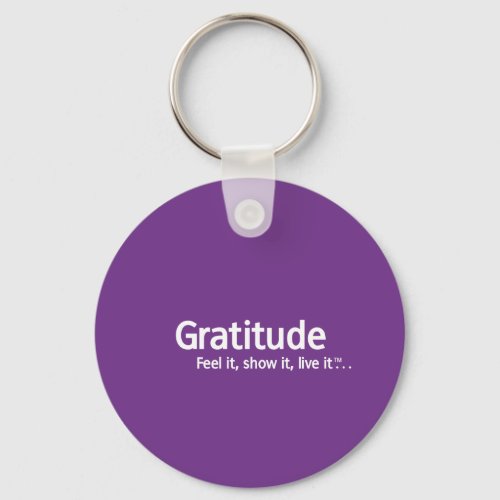Gratitude _ Thought Shapers Keychain