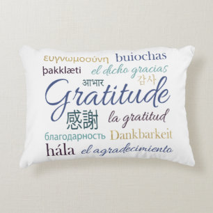 Gratitude Throw Pillow