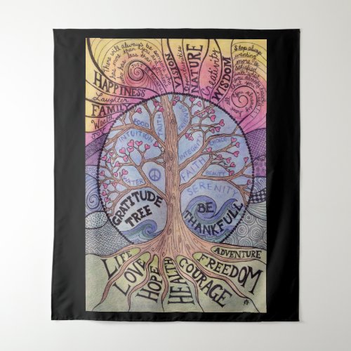 Gratitude Tree Tapestry