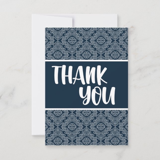 Gratitude Unleashed: A Heartfelt Pattern Thank You (Front)