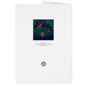 Gratitude wonder joy happiness acceptance fun art cards (Back)