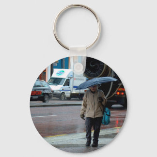 Grått och trist keychain