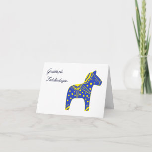 Grattis på födelsedagen Swedish birthday Card