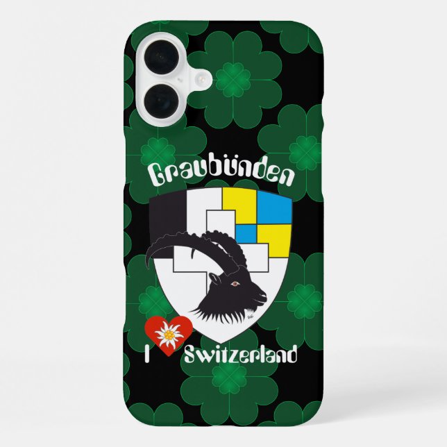 Graubunden Grischun Grigioni iPhone Cases (Back)