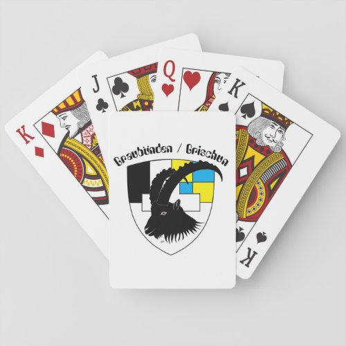 Graubnden Grischun Grigioni Spielkarten Poker Cards