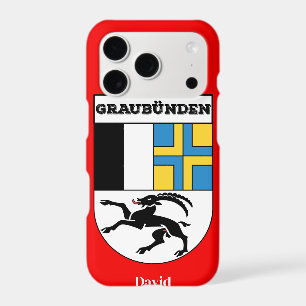 Graubünden, Switzerland Swiss Cantons Crests iPhone 17 Pro Case