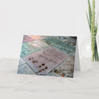 graumann's chinese theater card