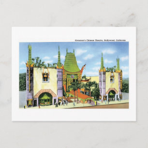 Grauman's Chinese Theater, Hollywood, Ca Postcard