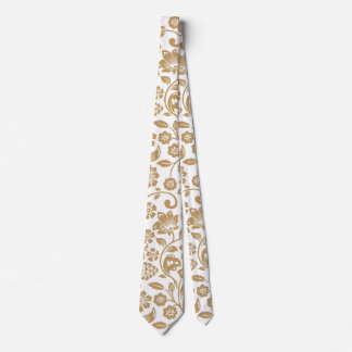 Gravata com flores  neck tie