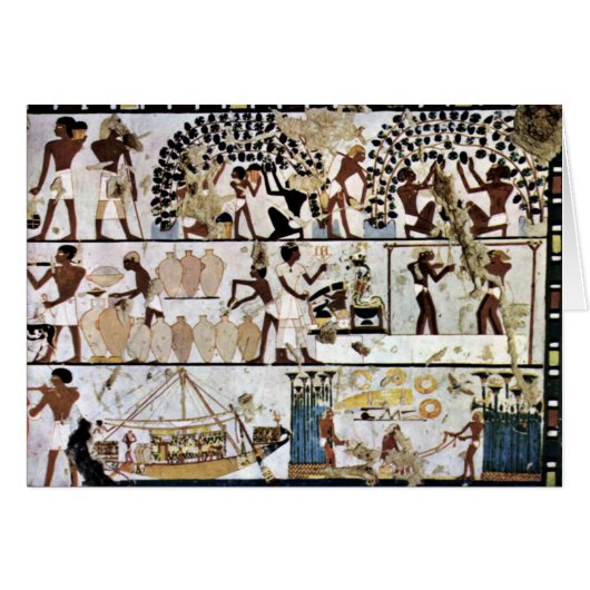Grave Chamber Of Some Unknown (Tt261) Scenes Cards (Front Horizontal)