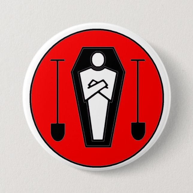 Grave Digger Button (Front)