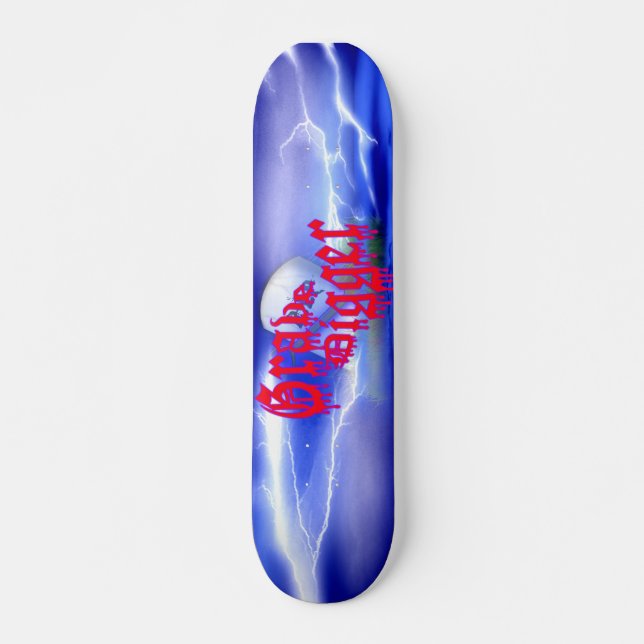 Grave Digger Custom Skateboard (Front)