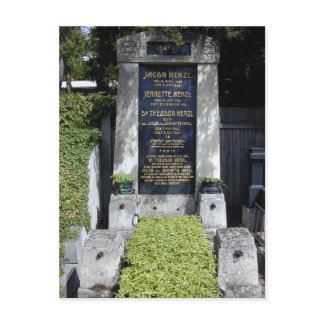 Grave Of Dr. Theodor Herzl Postcard