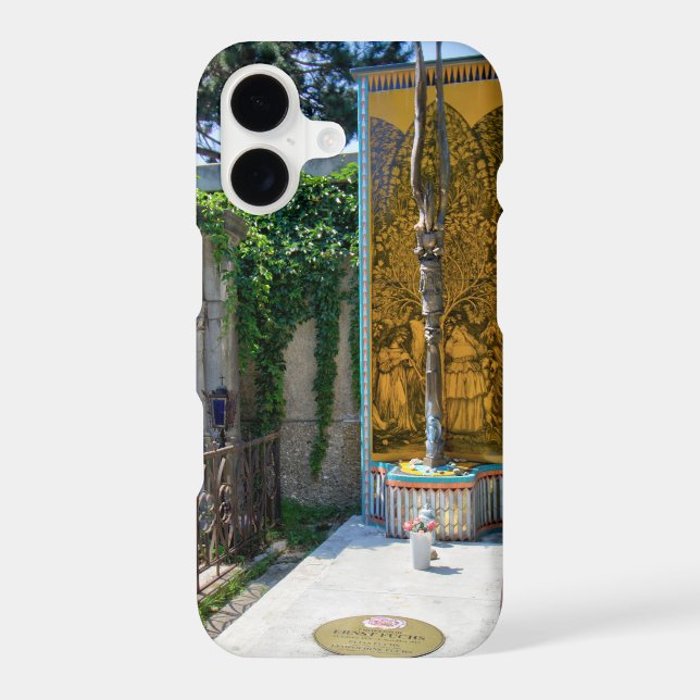 Grave Of Ernst Fuchs Iphone Case (Back)