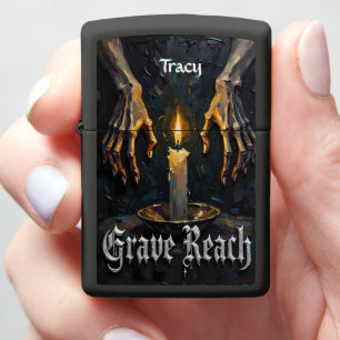 Grave Reach Skeletal Séance Zippo Lighter