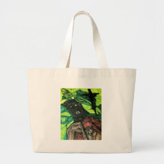 grave robber ink large tote bag