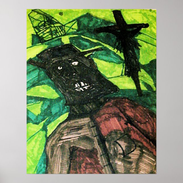 grave robber ink poster (Front)