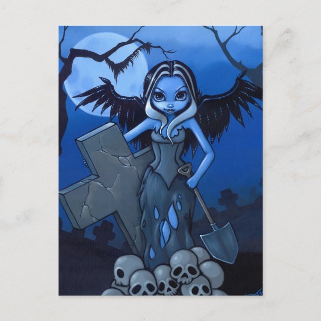 "Gravedigger" Postcard (Front)