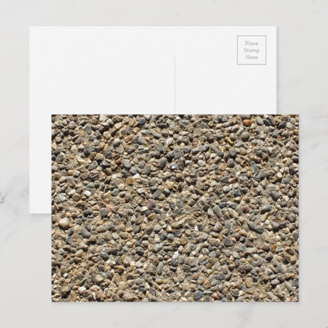 Gravel and Sand Rock Nature Photography Postcard (Front/Back)